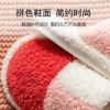 Cotton slippers female home autumn and winter cute thick-soled non-slip couple indoor confinement warm winter wool slippers male home