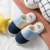 Cotton slippers female home autumn and winter cute thick-soled non-slip couple indoor confinement warm winter wool slippers male home