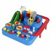  Dinosaur Adventure Toys Cars and Trains Passing Through the Tracks Sliding Manual Educational Toys