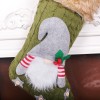 Kaicheng hemp knitted rough Christmas socks faceless old man Christmas socks Christmas Decoration pendant