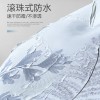 Polyester shower curtain leaves digital printing shower curtain creative shower curtain