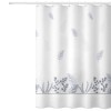 Polyester shower curtain leaves digital printing shower curtain creative shower curtain