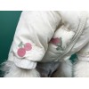 Dog clothes autumn and winter clothes cherry down jacket thickened Teddy Chenery bomeike fadou cute two legged clothes