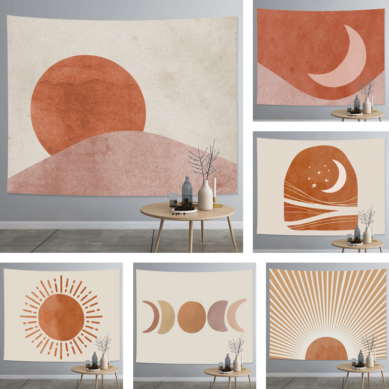 Thickeneds cloth tapestry exaggerated abstract style hanging cloth background cloth shielding cloth