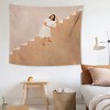 Thickeneda cloth tapestry exaggerated abstract style hanging cloth background cloth shielding cloth