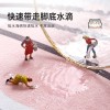 Cartoon flannel shape home entry floor mat household toilet door water absorption anti-skid bathroom mat
