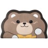 Cartoon flannel shape home entry floor mat household toilet door water absorption anti-skid bathroom mat
