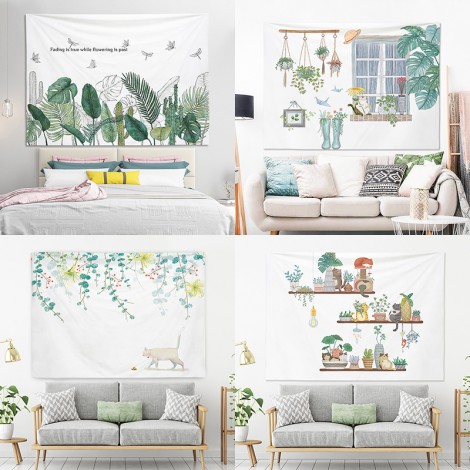 Rental room decoration cloth background cloth ins hanging cloth bedroom dormitory bedside layout background cloth wall cloth tapestry