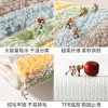 Simple thickened bathroom absorbent Floor Mat Carpet door entry household flocking non slip mat bedroom mat