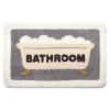 Simple thickened bathroom absorbent Floor Mat Carpet door entry household flocking non slip mat bedroom mat