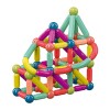 Assembled magnetic building blocks for early childhood education