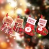 2021 Christmas socks elk old man medium Christmas gift socks Christmas children candy decorative socks