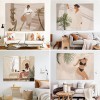 Direct selling Nordic style simple bedside hanging cloth ins background cloth layout room decoration wall cloth bedroom tapestry