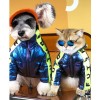 Dog clothes winter clothes thickened down jacket tide Teddy Chenery Bomei medium and small dogs handsome pet clothes