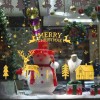 Christmas creative hot gold window paste electrostatic paste Christmas mall home party window decoration products