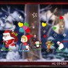 2021 Christmas window stickers static stickers shopping malls parties Christmas static stickers active atmosphere supplies