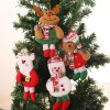 Christmas cloth pendant Santa Claus Snowman elk Christmas Tree Pendant atmosphere decoration