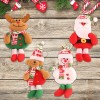 Christmas cloth pendant Santa Claus Snowman elk Christmas Tree Pendant atmosphere decoration