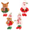 Christmas cloth pendant Santa Claus Snowman elk Christmas Tree Pendant atmosphere decoration