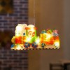Christmas window decoration led sucker lamp Christmas window hanging lamp holiday decoration small colored lamp