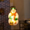 Christmas window decoration led sucker lamp Christmas window hanging lamp holiday decoration small colored lamp