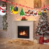 Christmas creative paper flag pulling Christmas shopping mall party Christmas paper flower pulling decorative atmosphere products