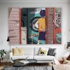Dormitory bedroom background cloth ins wind hanging cloth lovely girl heart room decorative cloth wall cloth bedside tapestry