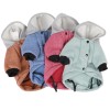 New pet clothing dog autumn and winter two-legged hooded sweater small dog plus velvet clothes wholesale in stock	