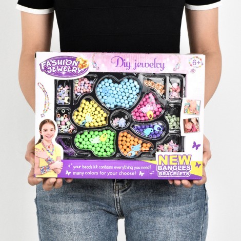 Children's educational toys fun diy beaded development imagination handmade beaded diy jewelry bracelet necklace colorful beads