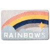 Modern flocking home entry Floor Mat Carpet household bathroom water absorbent non slip mat bedroom door mat