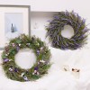 Pure natural Nordic Lavender simulation wreath home decoration wall hanging door Pendant