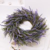 Pure natural Nordic Lavender simulation wreath home decoration wall hanging door Pendant