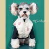 Dog clothes autumn and winter warm cherry vest Teddy Chenery Bomei fadou small and medium-sized dog pet down jacket