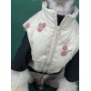 Dog clothes autumn and winter warm cherry vest Teddy Chenery Bomei fadou small and medium-sized dog pet down jacket