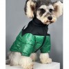 Dog clothes warm and thickened in winter Teddy Schnauzer Chai dog corky color matching pet down jacket