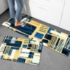 Durable non slip floor mat leather kitchen floor mat wash free oil proof Waterproof PVC floor mat