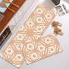 Japanese durable non slip floor mat leather kitchen floor mat wash free oil proof Waterproof PVC floor mat