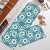 Japanese durable non slip floor mat leather kitchen floor mat wash free oil proof Waterproof PVC floor mat