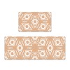 Japanese durable non slip floor mat leather kitchen floor mat wash free oil proof Waterproof PVC floor mat