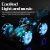 Gesture induction four-wheel drive stunt car dual-control sprayable drift boy children's toy car