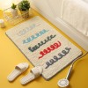 Japan and South Korea bathroom absorbent floor mat toilet toilet door non slip mat foot mat household door mat carpet