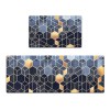 Durable non slip floor mat leather kitchen floor mat wash free oil proof waterproof kitchen floor mat