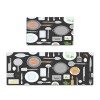 Black durable non slip floor mat leather kitchen floor mat wash free oil proof Waterproof PVC floor mat
