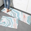 Durable non slip floor mat leather kitchen floor mat wash free oil proof Waterproof PVC floor mat