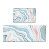 Durable non slip floor mat leather kitchen floor mat wash free oil proof Waterproof PVC floor mat