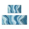 Durable non slip floor mat leather kitchen floor mat wash free oil proof Waterproof PVC floor mat