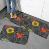 Durable non slip floor mat leather kitchen floor mat wash free oil proof Waterproof PVC floor mat