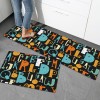 Durable non slip floor mat leather kitchen floor mat wash free oil proof Waterproof PVC floor mat