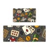 Durable non slip floor mat leather kitchen floor mat wash free oil proof Waterproof PVC floor mat