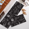 Durable non slip floor mat leather kitchen floor mat wash free PVC floor mat kitchen floor mat